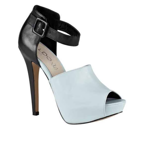 Blue & Black Also Heels